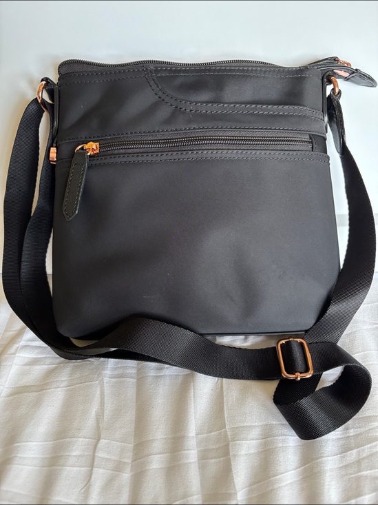 RADLEY LONDON Handbags - Radley London Black Crossbody Bag Nylon Zip Top Adjustable Strap Nice Condition
